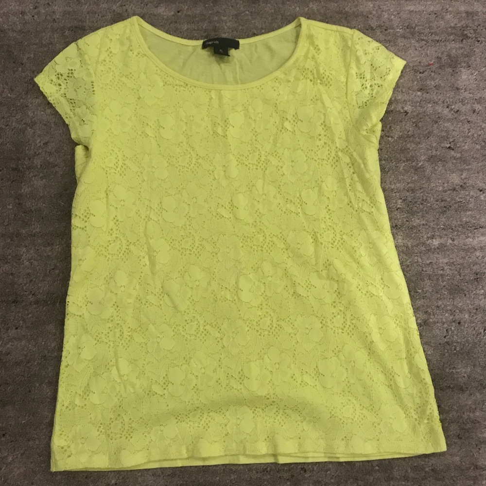 Neon yellow top